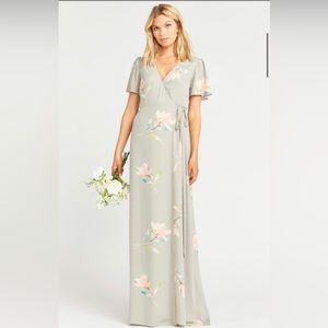 Show Me‎ Your Mumu Noelle Flutter Sleeve Maxi Dress in Show Me the Ring